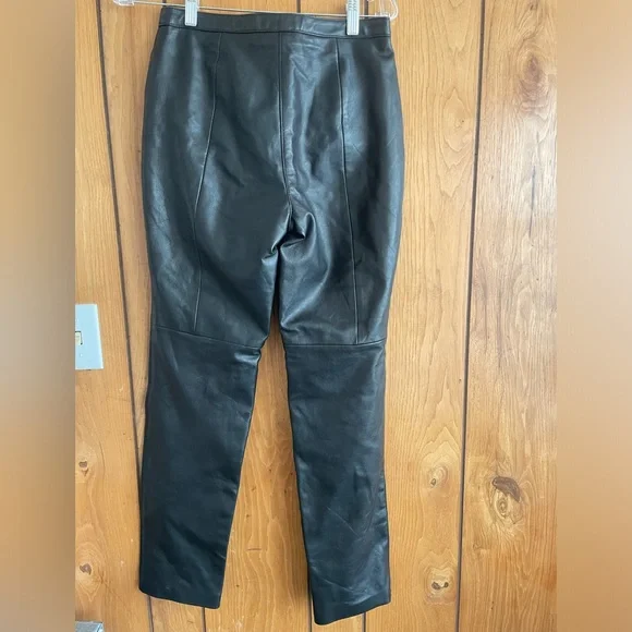 Vintage Bagatelle straight leg leather pants. - Picture 3 of 3